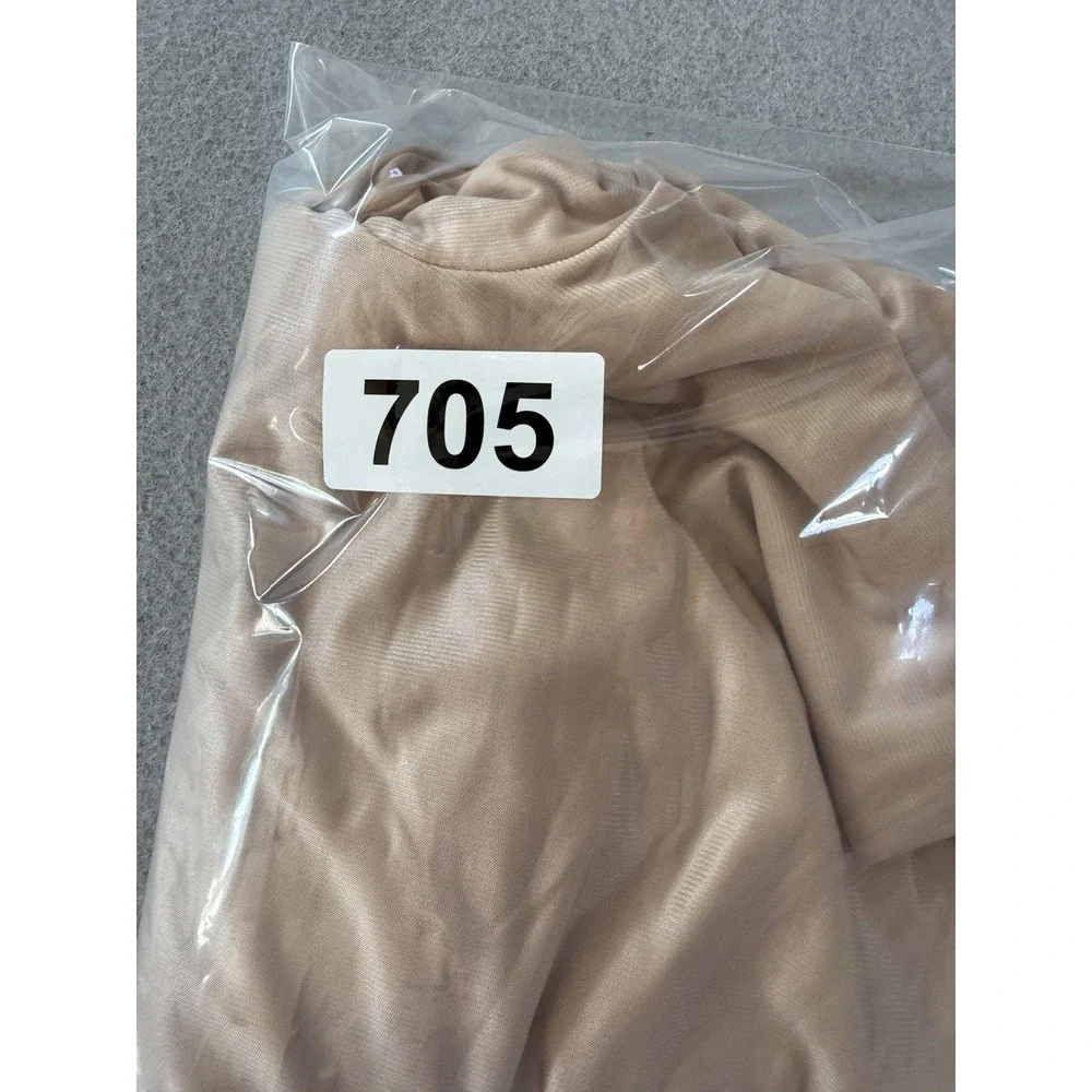 Spanx Thinstincts Open Bust Mid Thigh Bodysuit Shapewear Nude size 2X